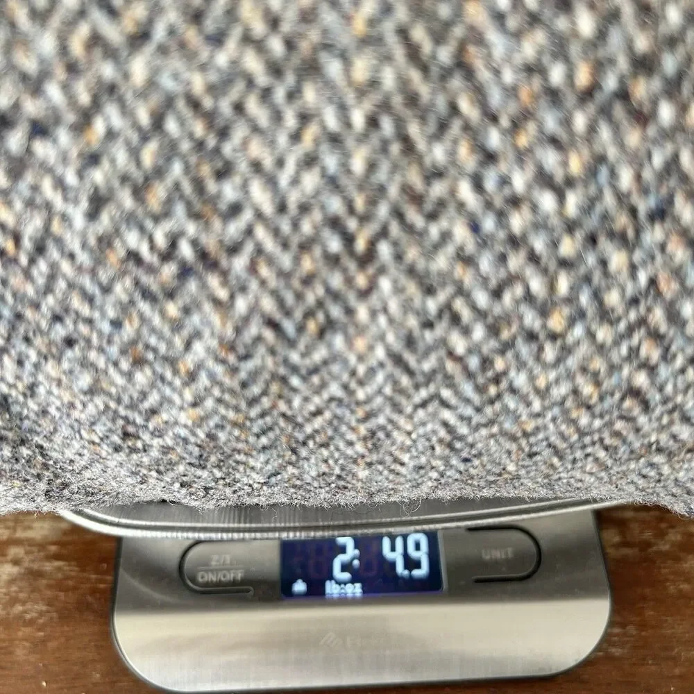 Vintage Harris Tweed Blazer 38-40R Hunting Horn Scottish Wool Leather Buttons